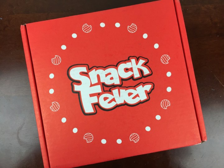 Snack Fever Anniversary Box July 2016 box