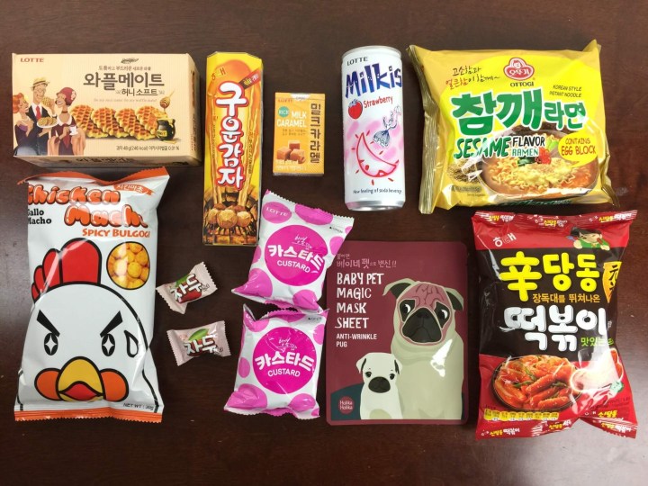 Snack Fever Anniversary Box July 2016 review