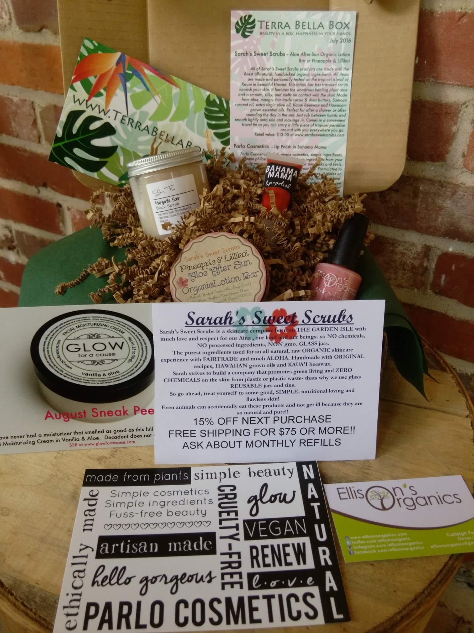 Terra Bella Subscription Box Review + Coupon July 2016 Hello