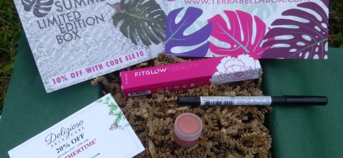 Terra Bella – The Makeup Edit Subscription Box Review + Coupon – July 2016