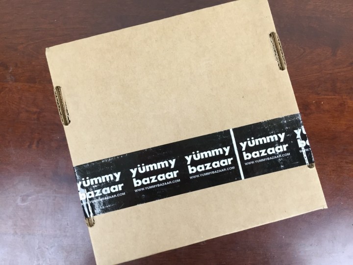 Yummy Bazaar Sampler Box July 2016 box