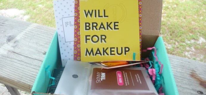 Beauty Box 5 July 2016 Subscription Box Review & Coupon – Will Brake For Makeup