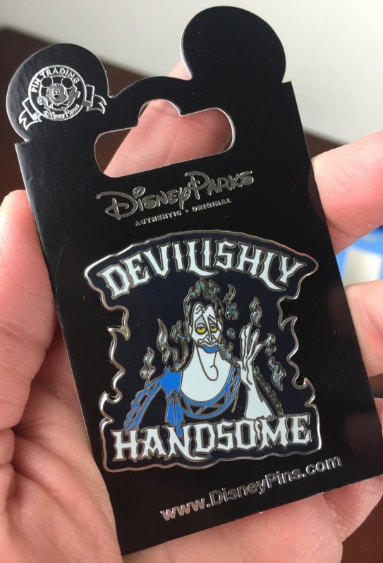 disney park pack pin trading july 2016 hades pin devilishly handsome