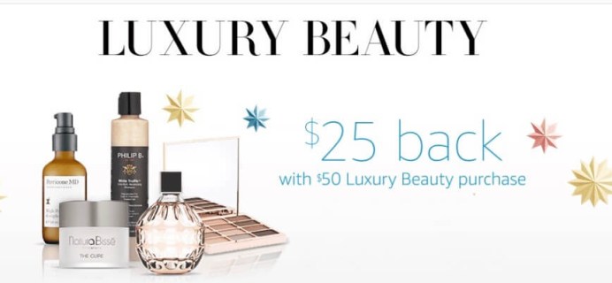 Prime Members Only: $25 Back with $50 Luxury Beauty Purchase on Amazon!