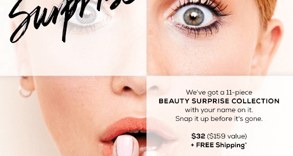 TODAY ONLY: bareMINERALS Beauty Surprise Collection!