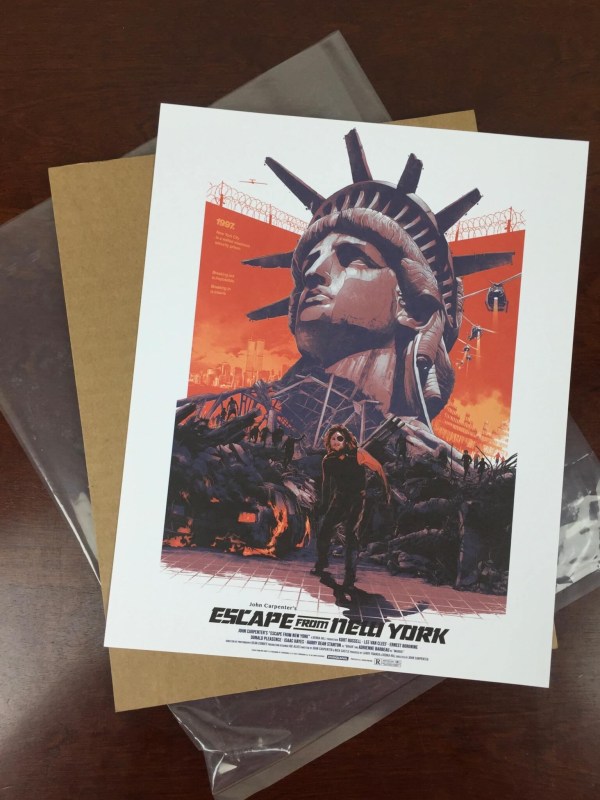 loot crate dx june 2016 escape from new york print