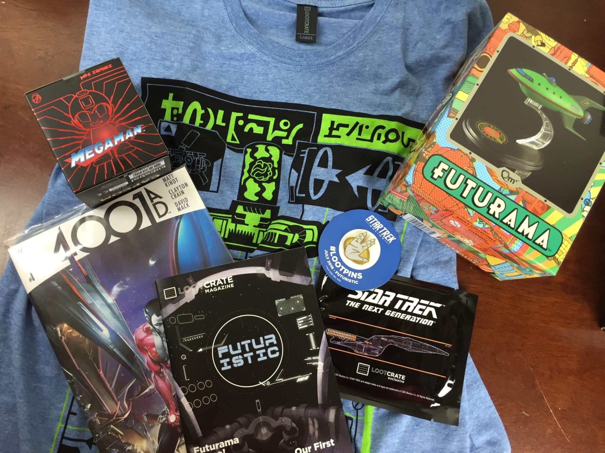 Loot Crate July 2016 Review + Coupons - FUTURISTIC - Hello Subscription