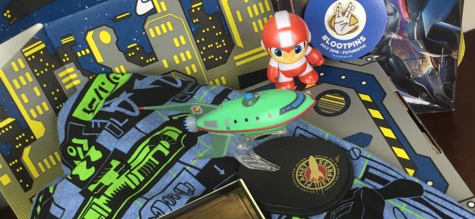 Loot Crate July 2016 Review + Coupons – FUTURISTIC