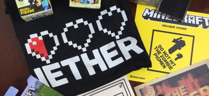 Mine Chest June 2016 Subscription Box Review – The Nether