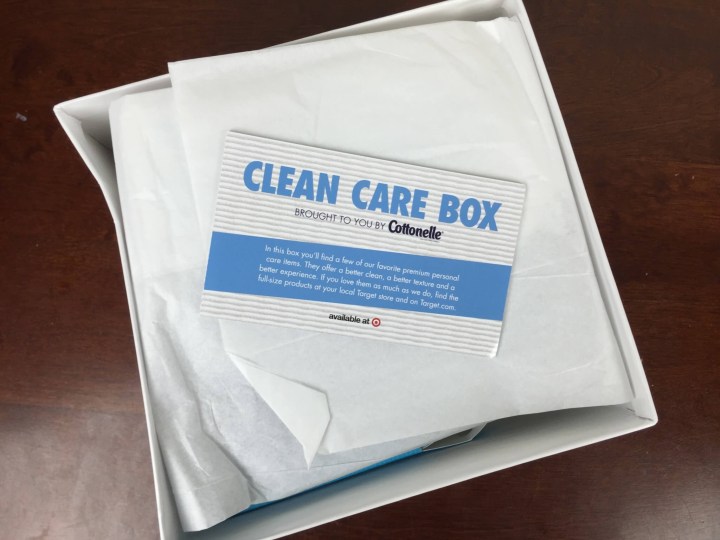 target clean care box cottonelle unboxing