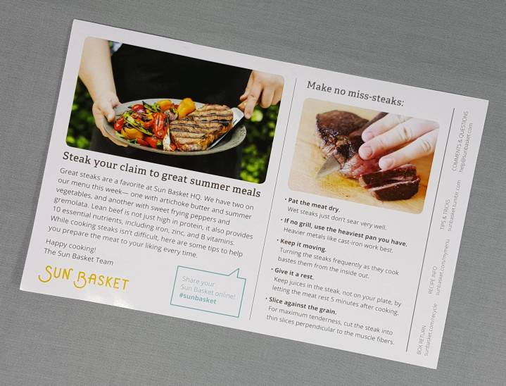 Sun Basket Review & 30 Coupon July 2016 hello subscription