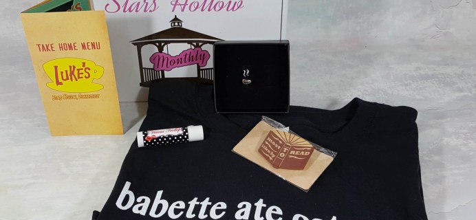 Stars Hollow Monthly July 2016 Subscription Box Review