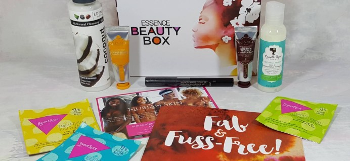 Essence Beauty Box August 2016 Subscription Box Review