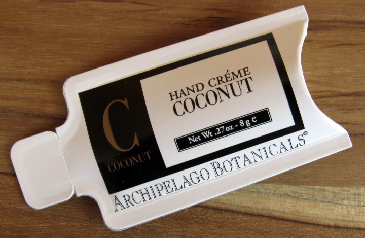 Archipelago Coconut Hand Creme Sample