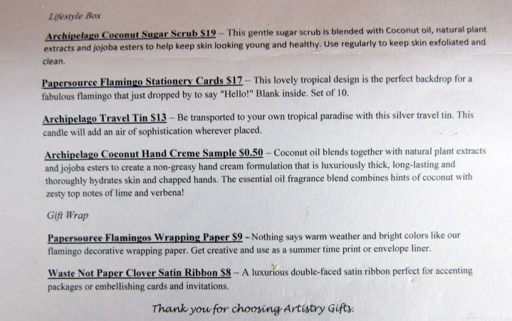 Information Card