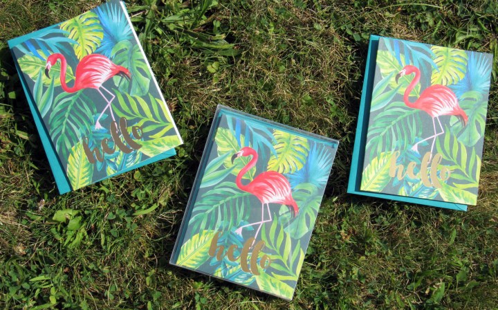 Papersource Flamingo Stationary Cards