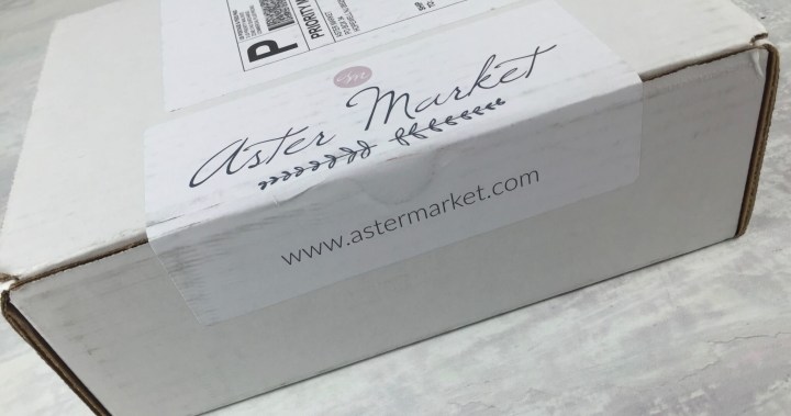 Aster Market August 2016 box