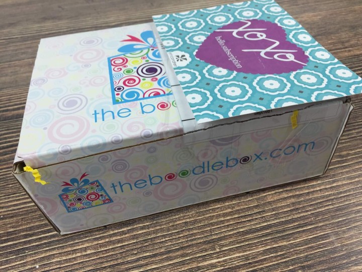 Boodle Box September 2016 box