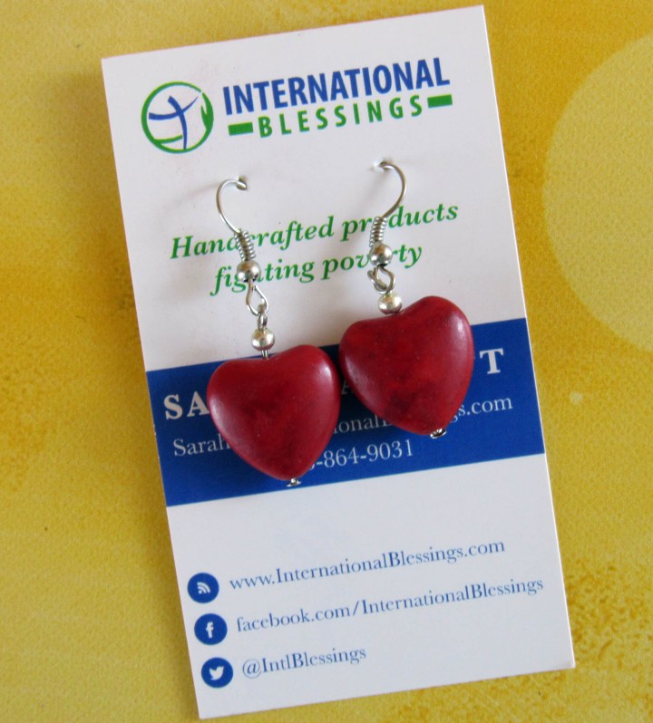 Heart Stone Earrings