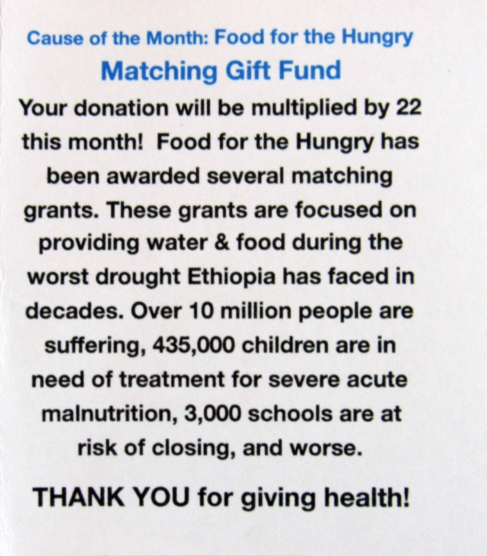 Matching Gift Fund!