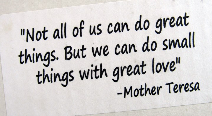 Quote from Mother Theresa