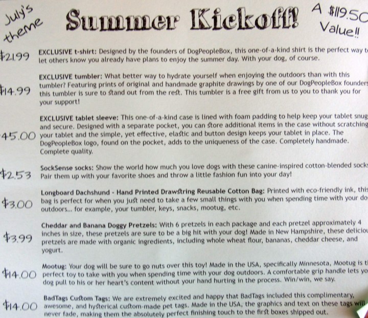 Information Card