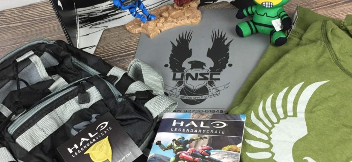 Halo Legendary Crate August-September 2016 Subscription Box Review + Coupon