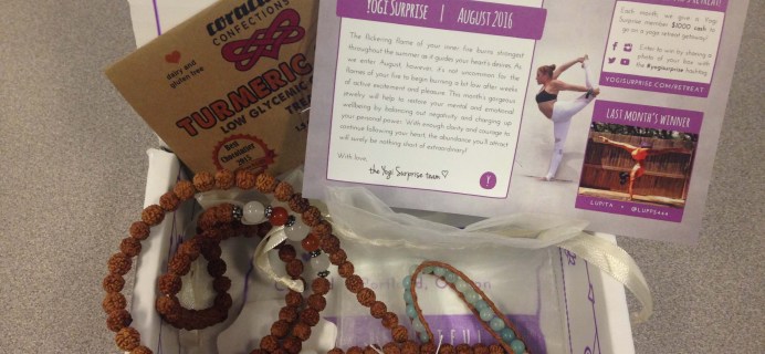Yogi Surprise Jewelry Box August 2016 Subscription Review & Coupon