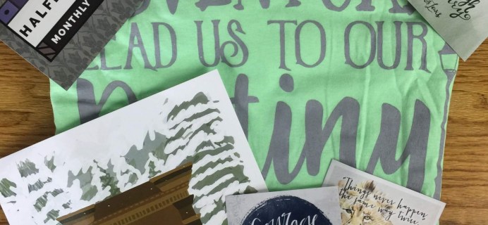 HalfBloodPrints July 2016 Subscription Box Review + Coupon