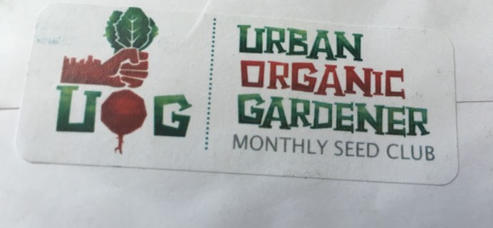 Urban Organic Gardener October 2016 Subscription Box Review + Coupon