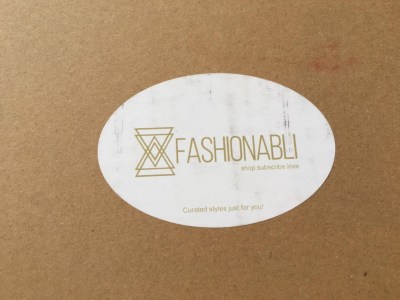 Fashionabli August 2016 Subscription Box Review