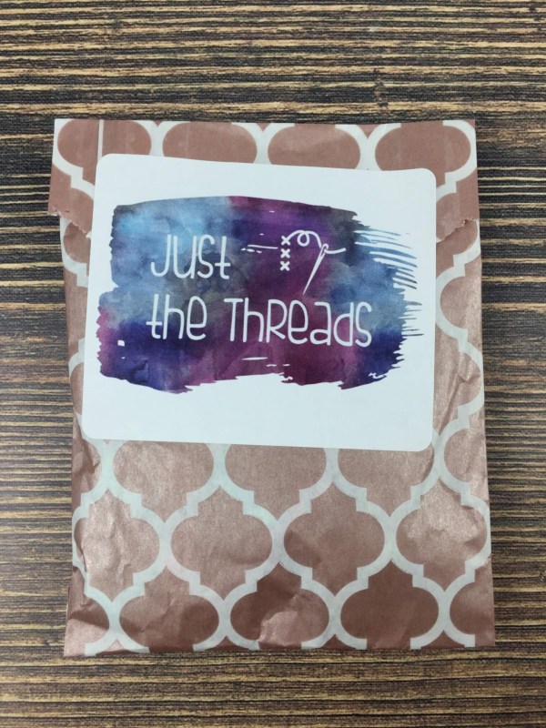 Just The Threads August 2016 unboxed