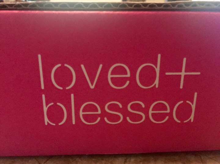 Love + Blessed August 2016 box