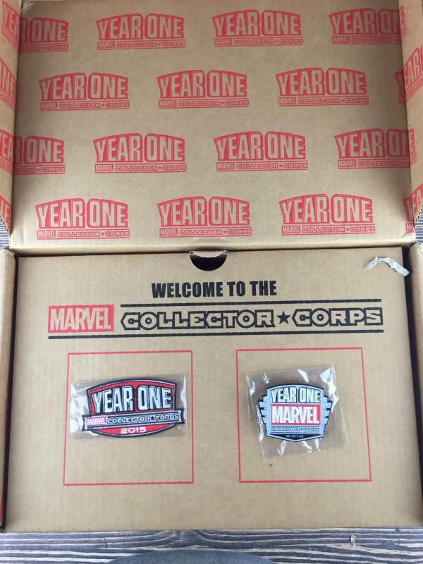 Marvel Collector Corps Year One unboxing