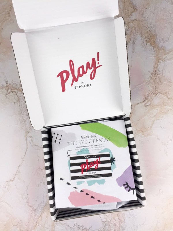 Play! By Sephora August 2016 box