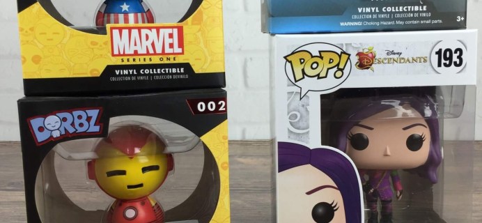 Pop In A Box August 2016 Funko Subscription Box Review & Coupon