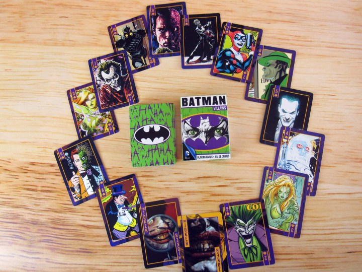 Batman Villains Playing Cards