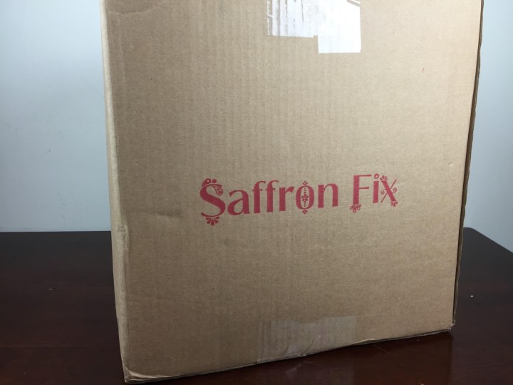 Saffron Fix August 2016 box