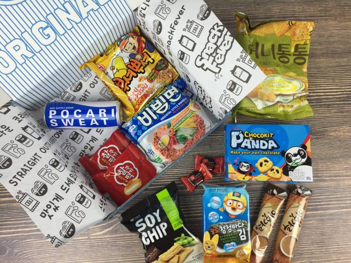 Snack Fever Binge Box August 2016 review