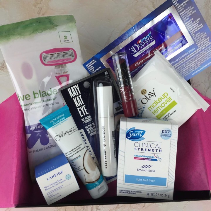 August 2016 Target Beauty Box Review - Make the Grade Box - Hello ...