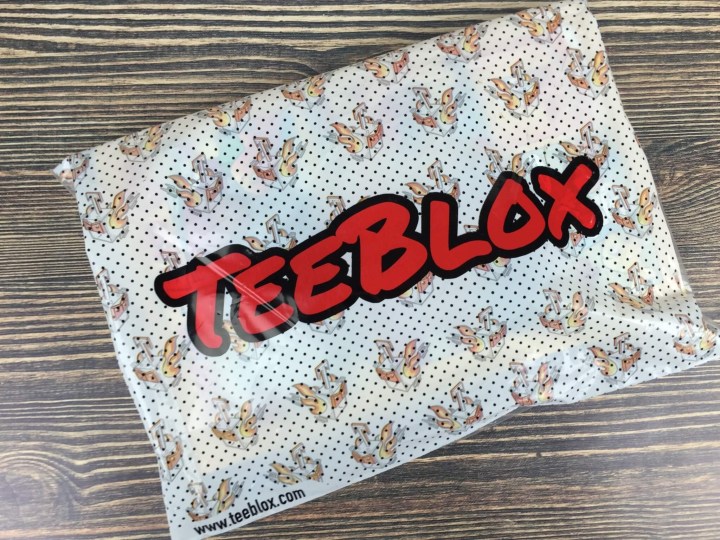 TeeBlox August 2016 box