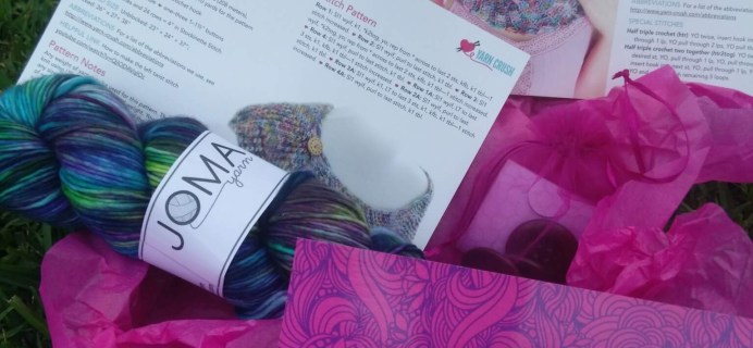 Yarn Crush Subscription Box Review & Coupon – August 2016