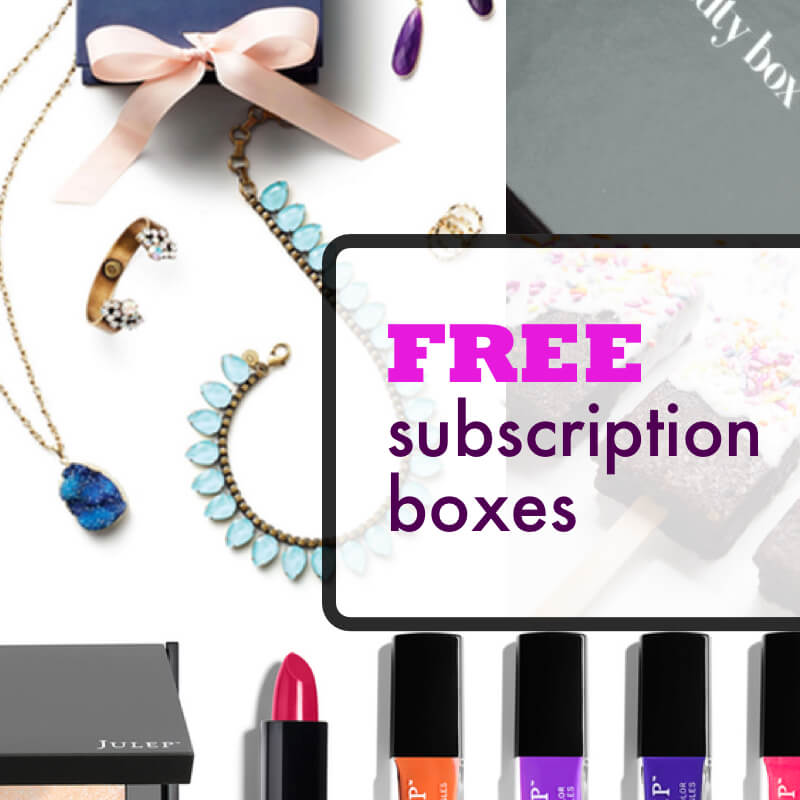 free subscription boxes