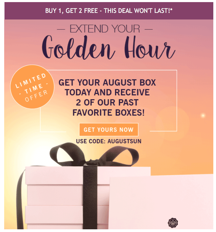 GLOSSYBOX Coupon: 2 Bonus Boxes with Subscription! - hello subscription