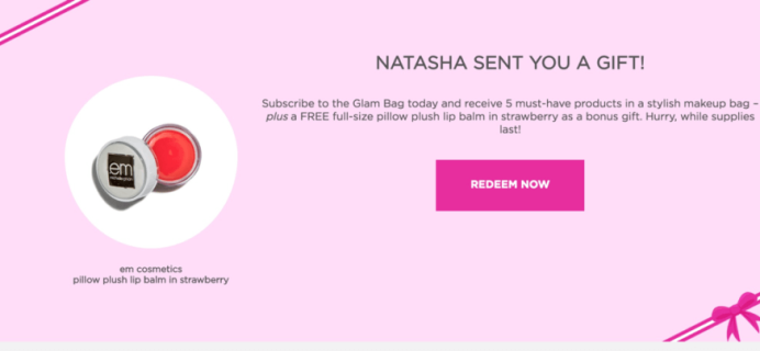 Free Lip Balm with Ipsy Subscription!