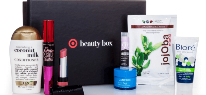 September 2016 Target Beauty Box Available Now!