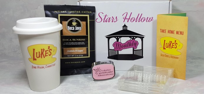 Stars Hollow Monthly August 2016 Subscription Box Review