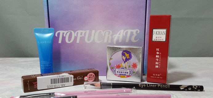 TofuCrate Subscription Box Review – July 2016