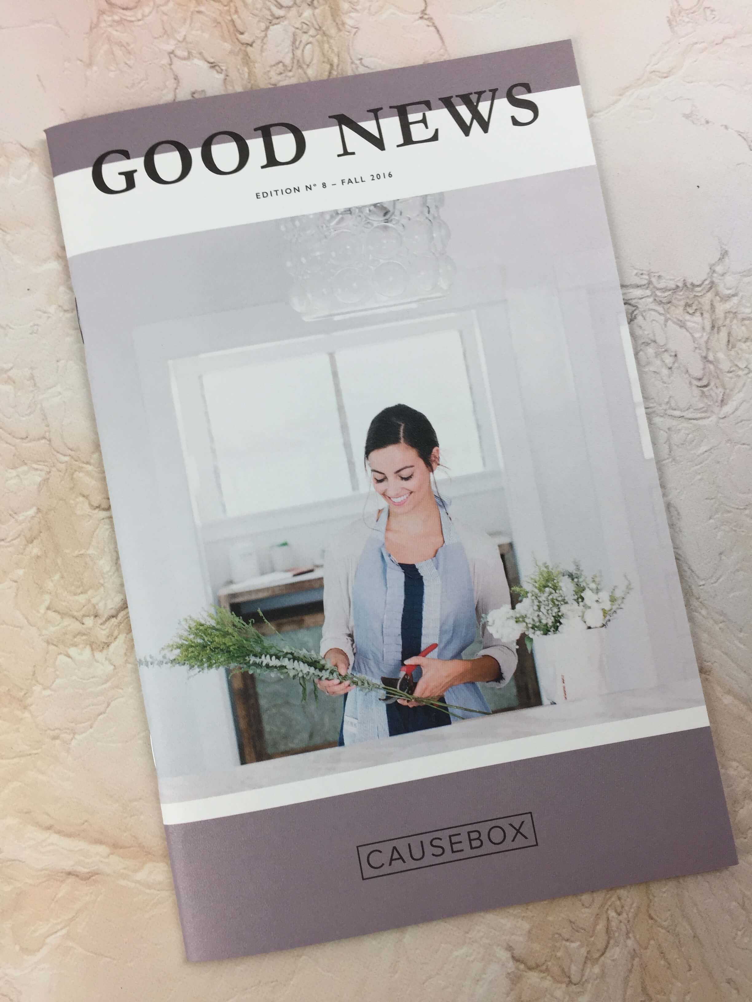 CAUSEBOX Subscription Box Review + Coupon Fall 2016 Hello Subscription