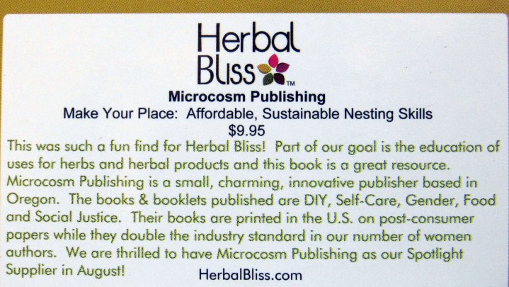 Make Your Place: Affordable, Sustainable Nesting Skills